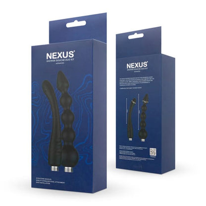 Nexus Shower Anal Douche Duo Kit Advanced Black | Anal Douche | Nexus | Bodyjoys
