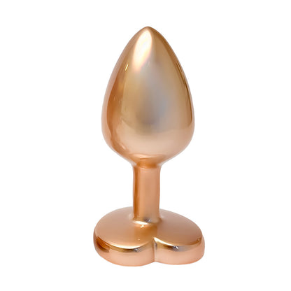 Gleaming Love Pearl Gold Metal Butt Plug Small | Metal Butt Plug | Dream Toys | Bodyjoys