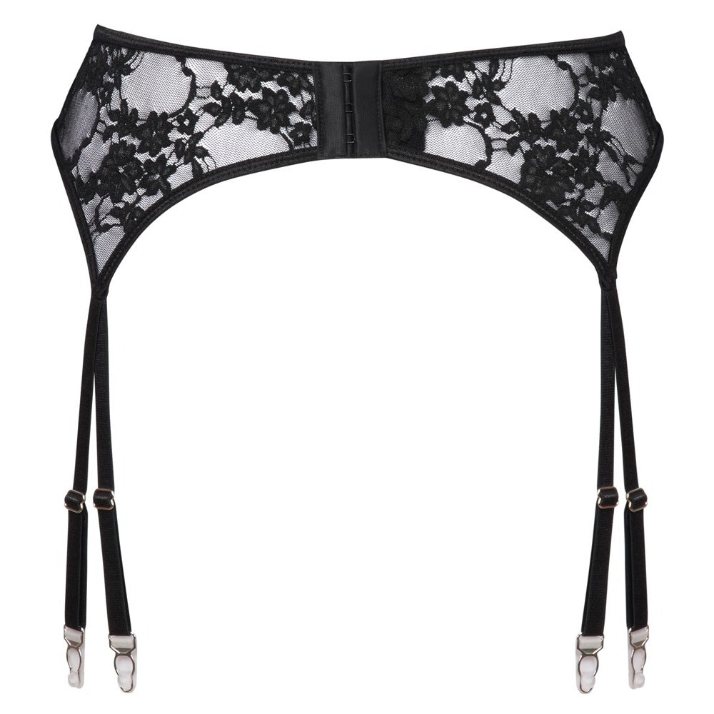 Cottelli Lace Suspender Belt Black | Suspender Belt | Cottelli Lingerie | Bodyjoys