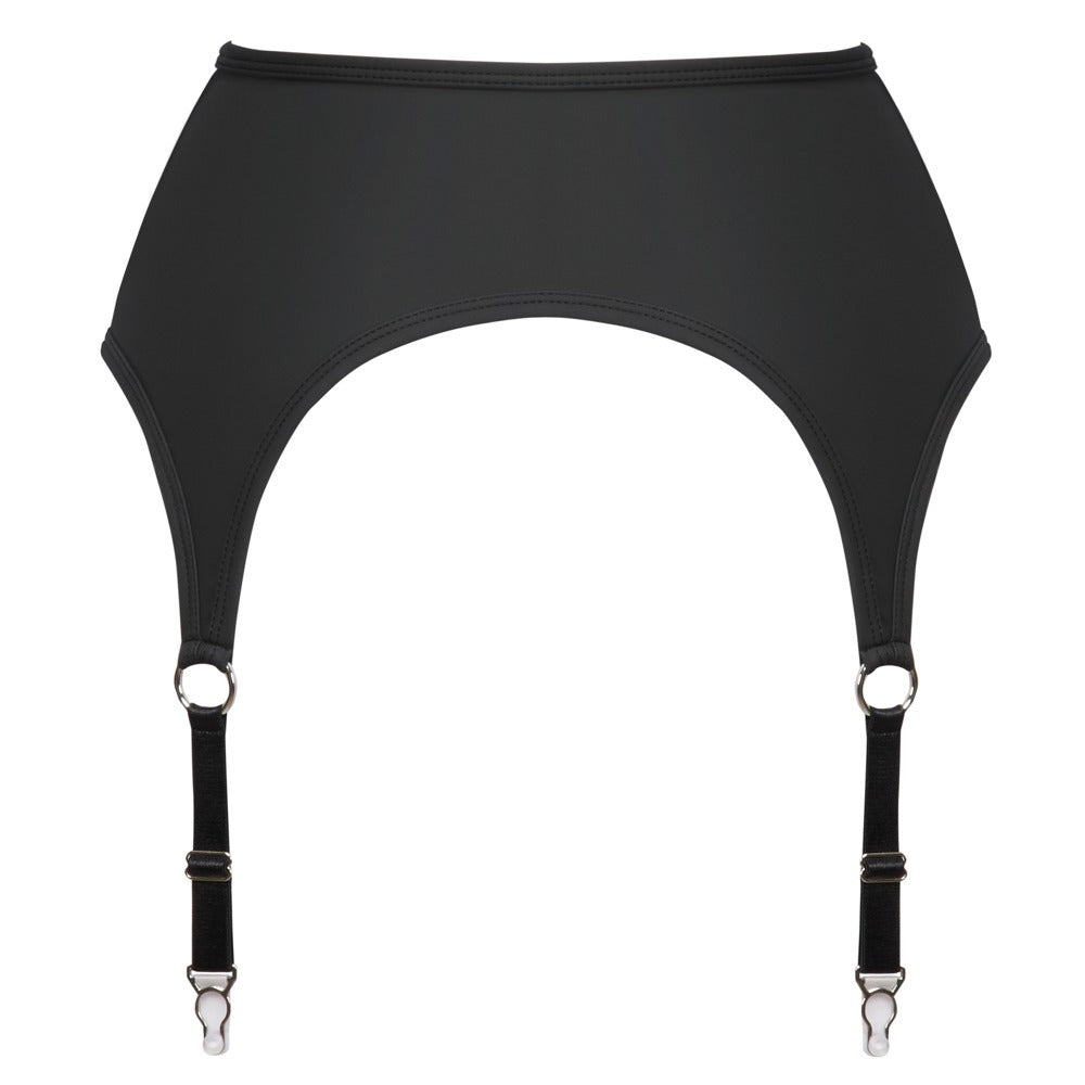 Cottelli Zip Suspender Belt Black | Suspender Belt | Cottelli Lingerie | Bodyjoys