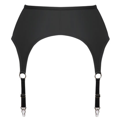 Cottelli Zip Suspender Belt Black | Suspender Belt | Cottelli Lingerie | Bodyjoys