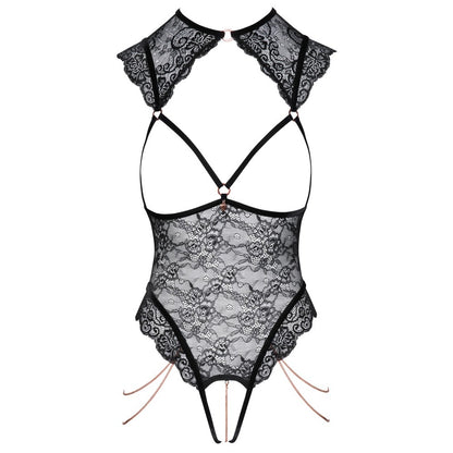 Abierta Fina Open Lace Body Black | Bodies & Teddies | Abierta Fina | Bodyjoys