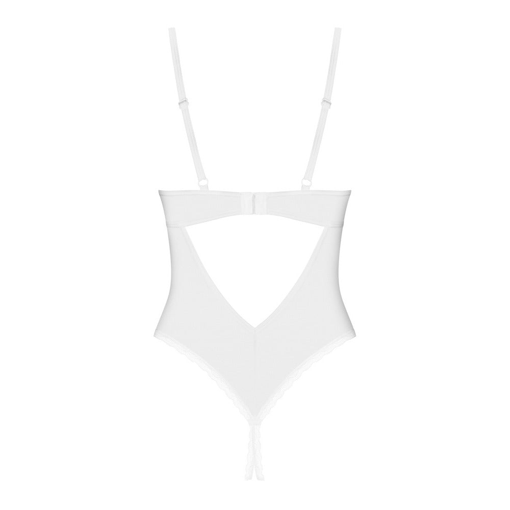 Obsessive Crotchless Body Alissium White | Bodies & Teddies | Obsessive Lingerie | Bodyjoys