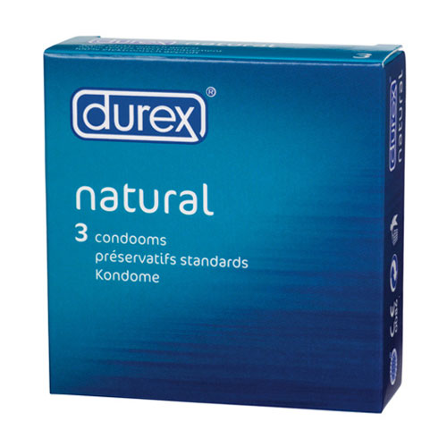 Durex Natural Condoms 3 Pack | Regular Condom | Durex | Bodyjoys