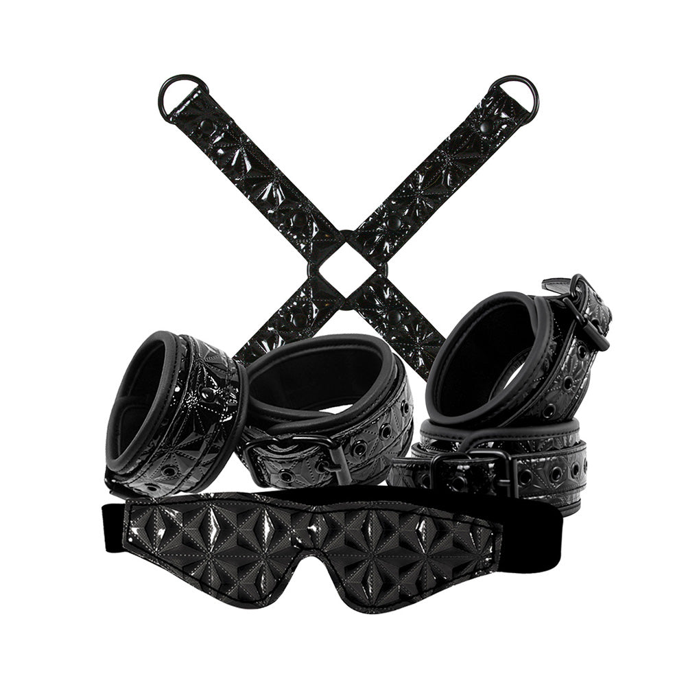 Sinful Bondage Kit Black | Erotic Bondage Set | NS Novelties | Bodyjoys