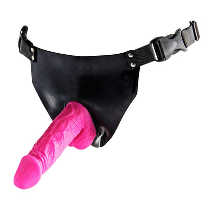 ToyJoy Pink Powergirl 6 Inch Vibrating Strap-On Dildo | Strap-On Set | ToyJoy | Bodyjoys