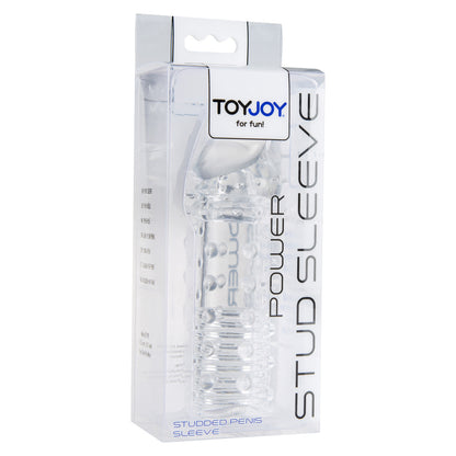 ToyJoy Power Stud Sleeve Clear | Penis Sheath | ToyJoy | Bodyjoys