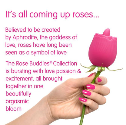 Skins Rose Buddies The Rose Flix Clitoral Massager Pink | Clitoral Vibrator | Skins | Bodyjoys