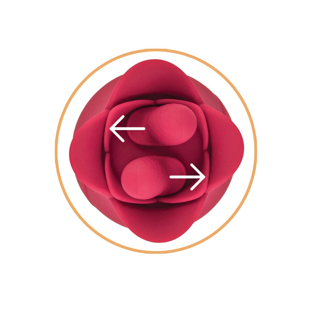 Clit-Tastic Tulip Finger Massager Red | Clitoral Vibrator | Nasstoys | Bodyjoys