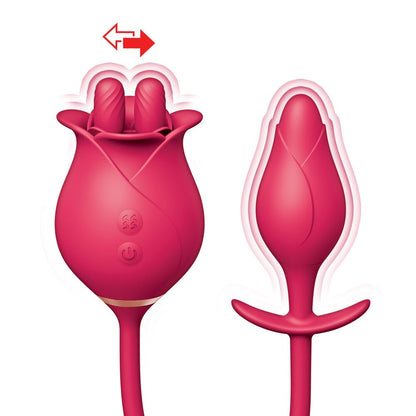 Clit-Tastic Tulip Finger Massager & Pleasure Butt Plug Set | Clitoral Vibrator | Nasstoys | Bodyjoys