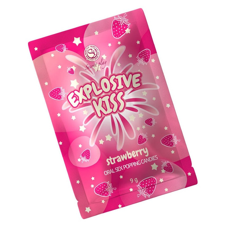 Secret Play Explosive Kiss Oral Sex Popping Strawberry 9g | Gifts & Gift Set | Various brands | Bodyjoys