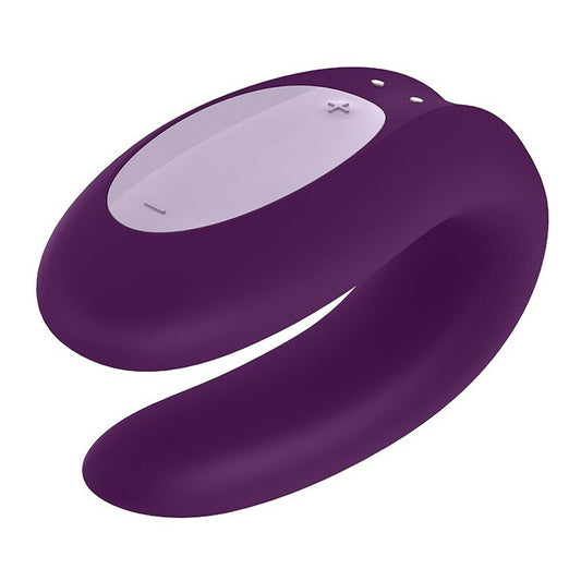 Satisfyer Double Joy App-Enabled Lilac | Couples Vibrator | Satisfyer | Bodyjoys