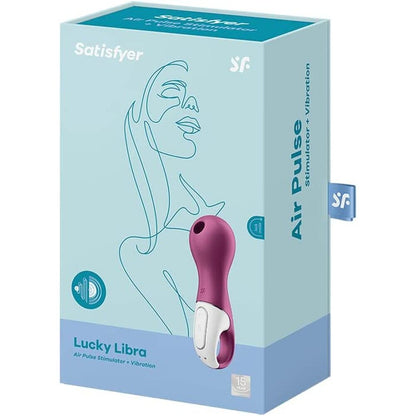 Satisfyer Lucky Libra Air Pulse Stim And Vibe | Clitoral Suction Vibrator | Satisfyer | Bodyjoys