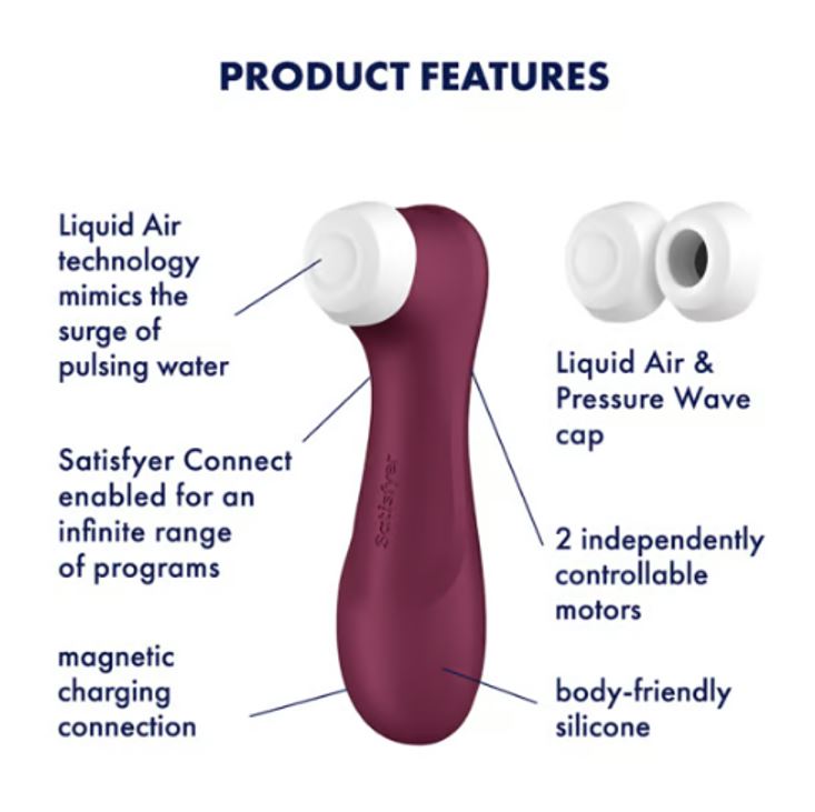 Satisfyer Pro 2 Generation 3 With Liquid Air Tech And App | Clitoral Suction Vibrator | Satisfyer | Bodyjoys