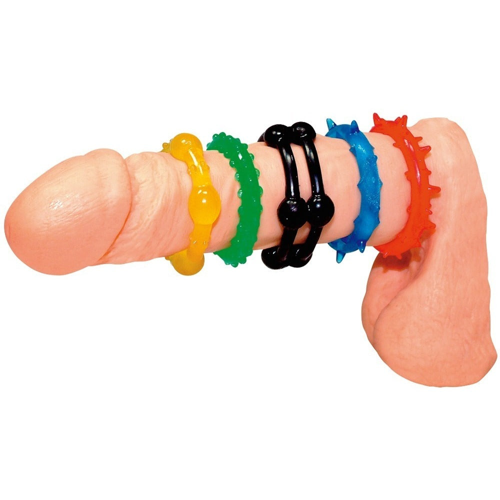 Sex Marathon Cock Ring Set 5 Pieces | Cock Ring Set | You2Toys | Bodyjoys