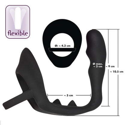 Black Velvets Cock Ring And Anal Plug | Anal Cock Ring | You2Toys | Bodyjoys