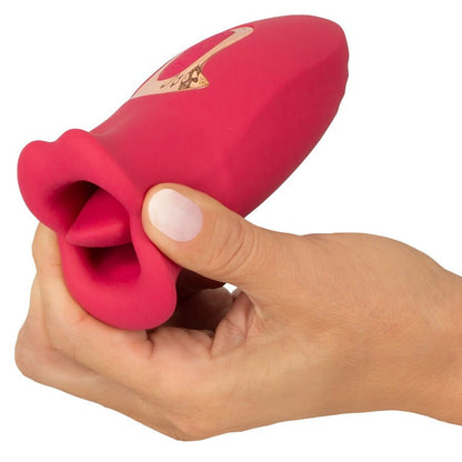 Oral Fun Moving Lips Vibrating Tongue Vibrator Red | Clitoral Vibrator | You2Toys | Bodyjoys