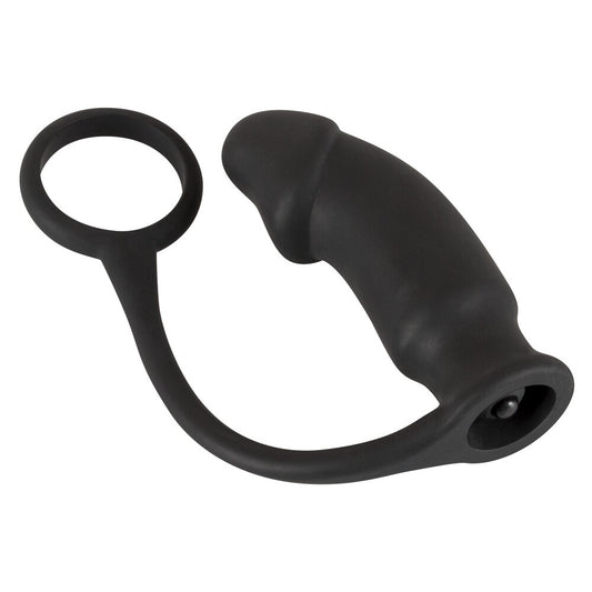 Black Velvets Vibrating Anal Plug And Cock Ring | Anal Cock Ring | You2Toys | Bodyjoys