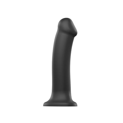 Strap On Me Silicone Dual Density Bendable Dildo Small Black | Non-Phallic Dildo | Strap On Me | Bodyjoys