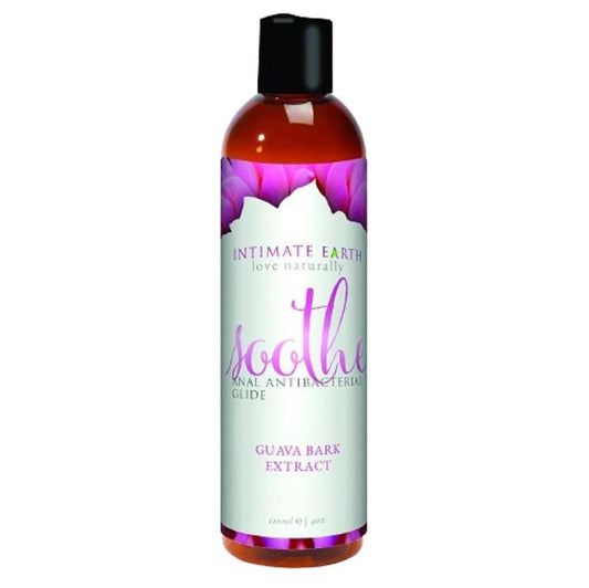 Intimate Earth Soothe Anal Glide Guava Bark 120ml | Anal Lube | Intimate Earth | Bodyjoys
