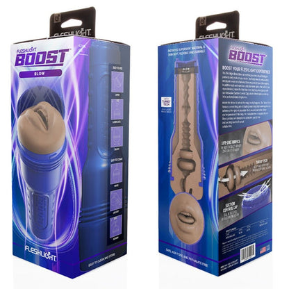 Fleshlight Boost Blow Mouth Masturbator Medium Dark | Fleshlight Stroker | Fleshlight | Bodyjoys