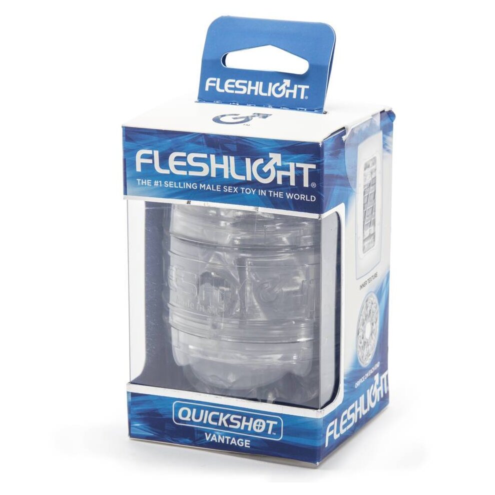 Fleshlight Quickshot Vantage Clear Masturbator | Fleshlight Stroker | Fleshlight | Bodyjoys