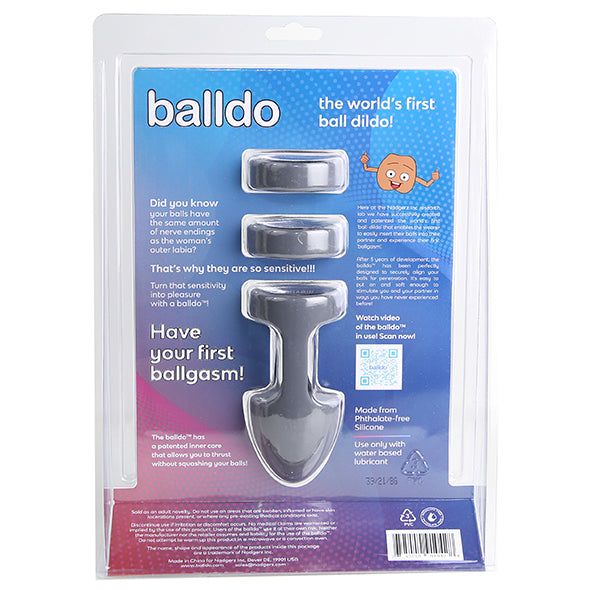 Balldo The World’s First Ball Dildo Set Grey | Non-Phallic Dildo | Nadgerz | Bodyjoys