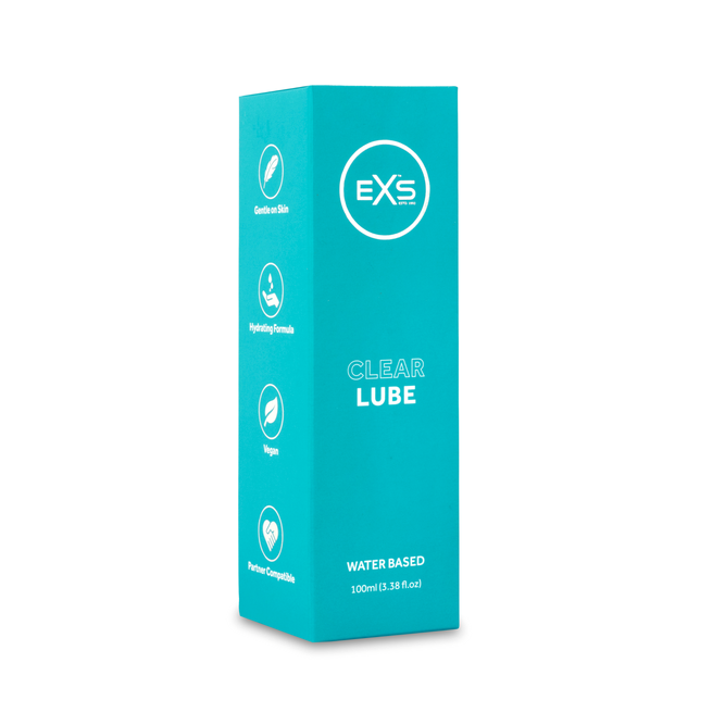 EXS Premium Clear Water-Based Lube Vegan 100ml | Water-Based Lube | EXS Condoms | Bodyjoys