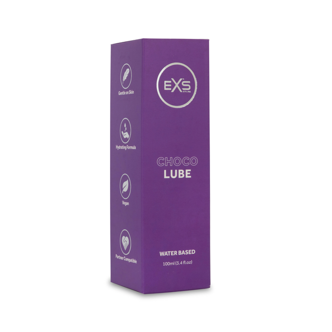 EXS Premium Clear Chocolate Lubricant Vegan 100ml | Flavoured Lube | EXS Condoms | Bodyjoys