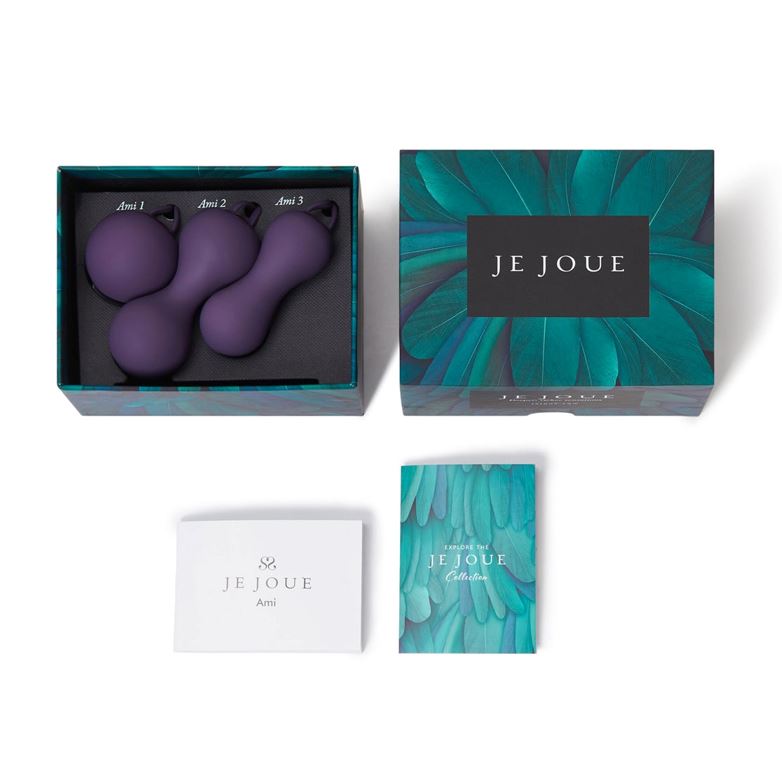 Je Joue Ami Kegel Balls 3 Step Training Set Purple | Kegel Exercisers | Je Joue | Bodyjoys