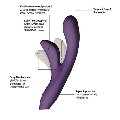 Je Joue Hera Flex Rabbit Vibrator Purple | Rabbit Vibrator | Je Joue | Bodyjoys