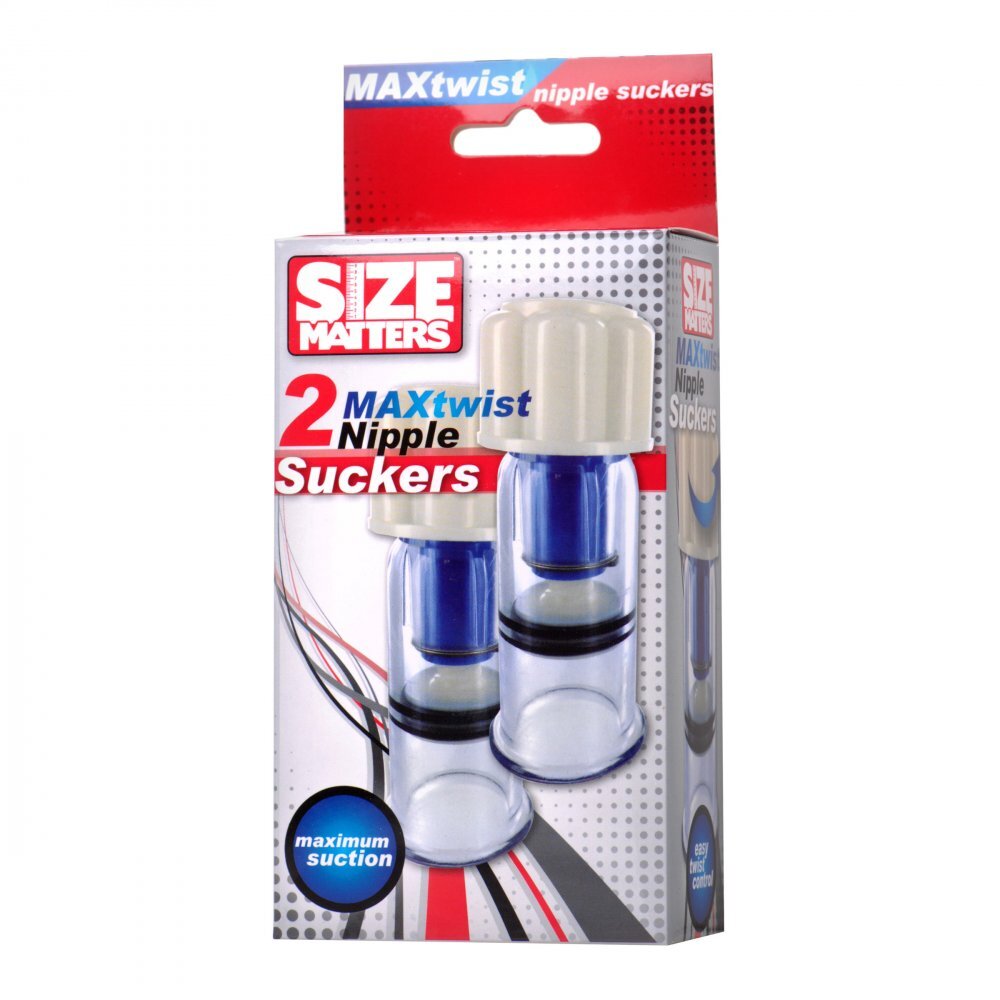 Size Matters Two Piece Power Nipple Suckers | Nipple Play | Size Matters | Bodyjoys