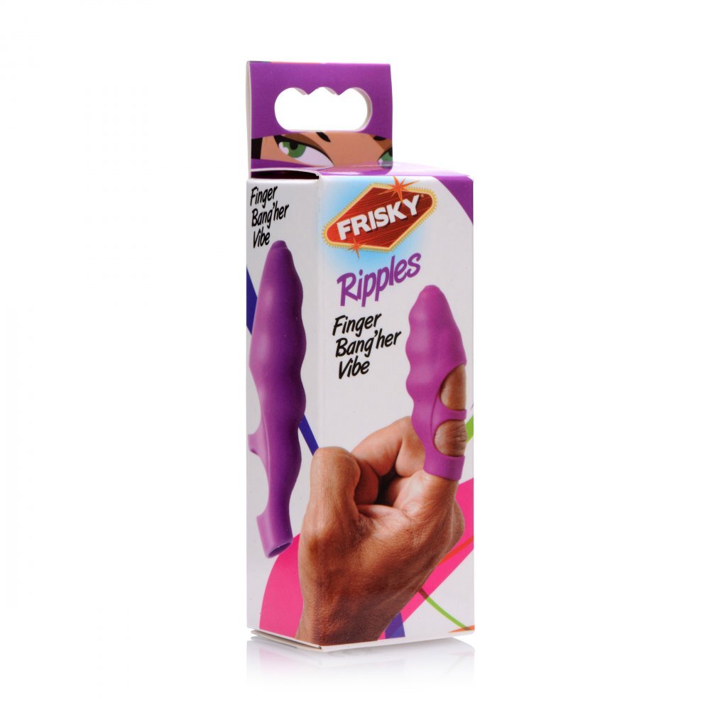 Finger Bang-Her Vibe Purple | Finger Vibrator | XR Brands | Bodyjoys