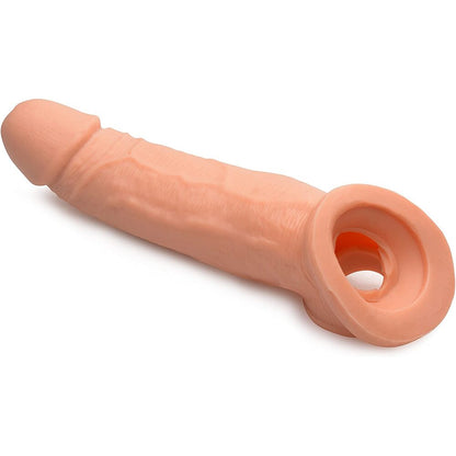 Ultra Real 2 Inch Solid Tip Penis Extension Beige | Penis Sheath | XR Brands | Bodyjoys