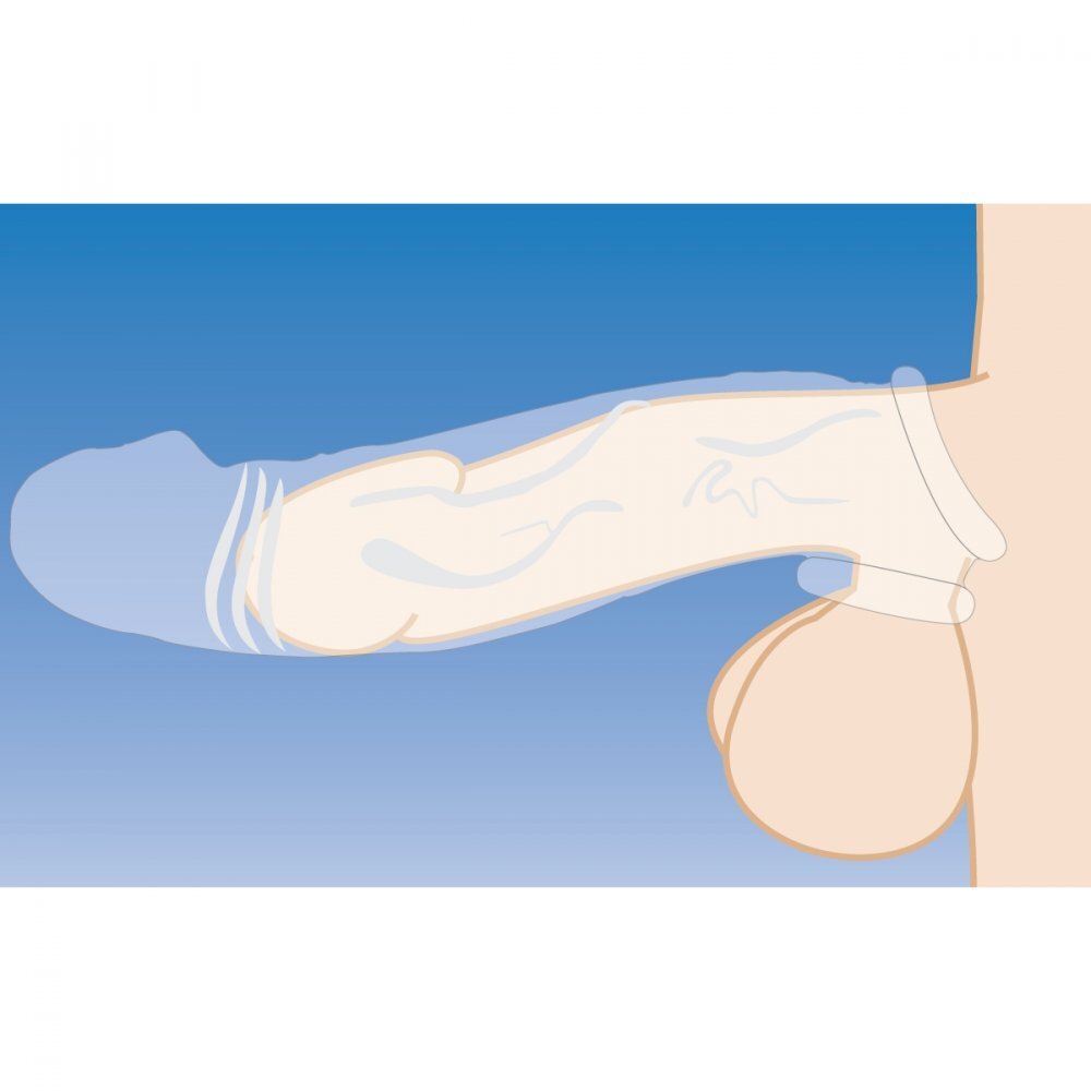 Size Matters 2 Inch Penis Extender Sleeve Clear | Penis Sheath | Size Matters | Bodyjoys