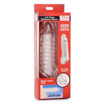 Size Matters Penis 1.5 Inch Enhancer Sleeve | Penis Sheath | Size Matters | Bodyjoys