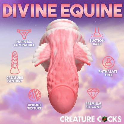 Creature Cocks Pegasus Pecker Winged Silicone Fantasy Dildo | Fantasy Dildo | XR Brands | Bodyjoys