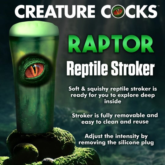 Creature Cocks Raptor Reptile Masturbation Stroker | Fantasy Masturbator | XR Brands | Bodyjoys