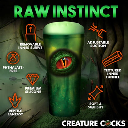Creature Cocks Raptor Reptile Masturbation Stroker | Fantasy Masturbator | XR Brands | Bodyjoys