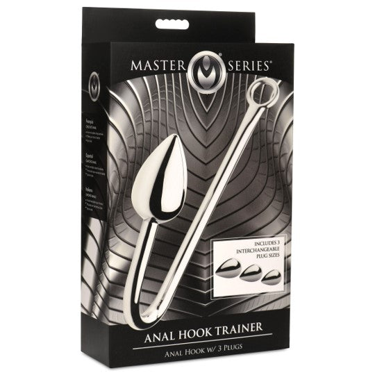 Anal Hook Trainer Set 3 Plugs | Metal Butt Plug | Bodyjoys Anal Hook Trainer Set 3 Plugs | Metal Butt Plug | Bodyjoys