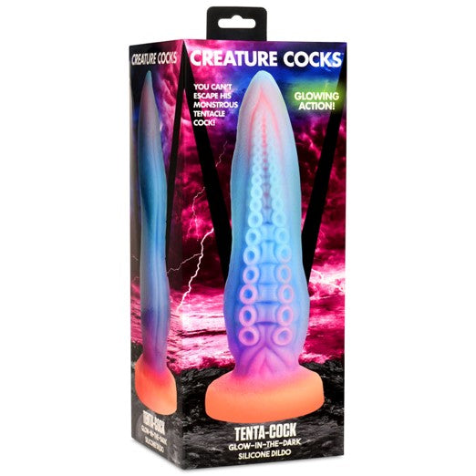 Creature Cocks Tenta-Cock Glow-In-The-Dark Silicone Dildo | Fantasy Dildo | XR Brands | Bodyjoys