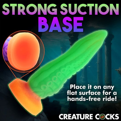 Creature Cocks Tenta-Cock Glow-In-The-Dark Silicone Dildo | Fantasy Dildo | XR Brands | Bodyjoys