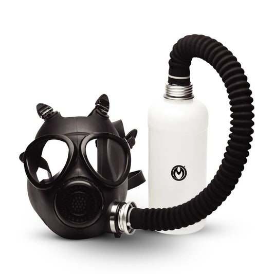 Master Series Bondage Inhaler Gas Mask With Bottle | Bondage Hoods & Masks | Master Series | Bodyjoys