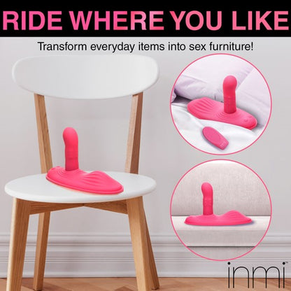 Inmi Spin 'N' Grind Rotating And Vibrating Silicone Grinder | Clitoral Vibrator | XR Brands | Bodyjoys