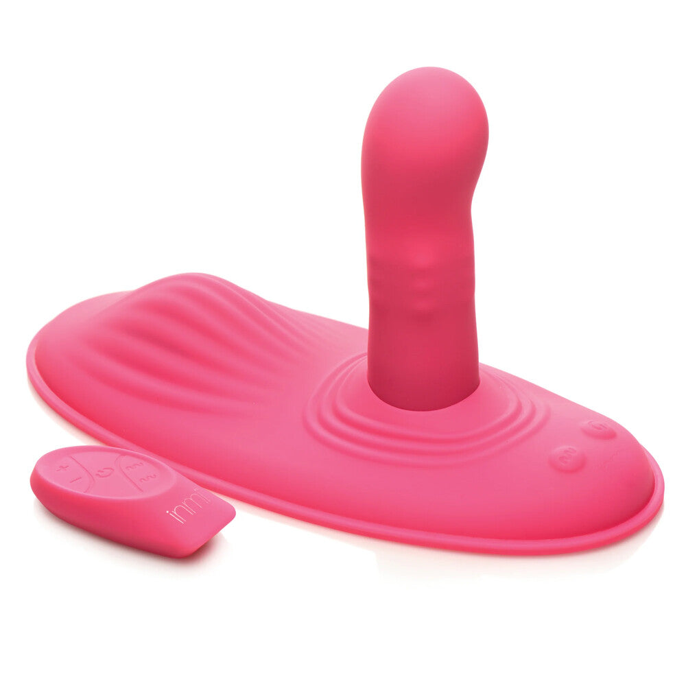 Inmi Spin 'N' Grind Rotating And Vibrating Silicone Grinder | Clitoral Vibrator | XR Brands | Bodyjoys