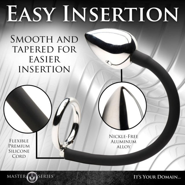 Master Series Tug And Plug Cock and Ball Ring With Butt Plug | Anal Cock Ring | Master Series | Bodyjoys