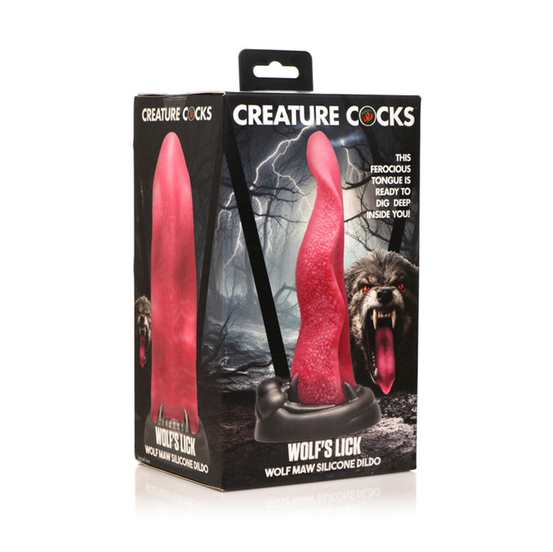 Creature Cocks Wolf's Lick Maw 6 Inch Silicone Tongue Dildo | Fantasy Dildo | XR Brands | Bodyjoys