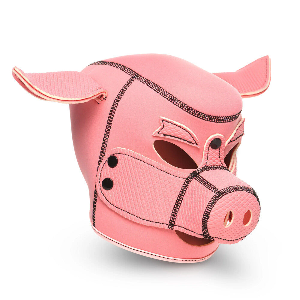 Master Series Swine Pig Neoprene Hood Pink | Bondage Hoods & Masks | Master Series | Bodyjoys