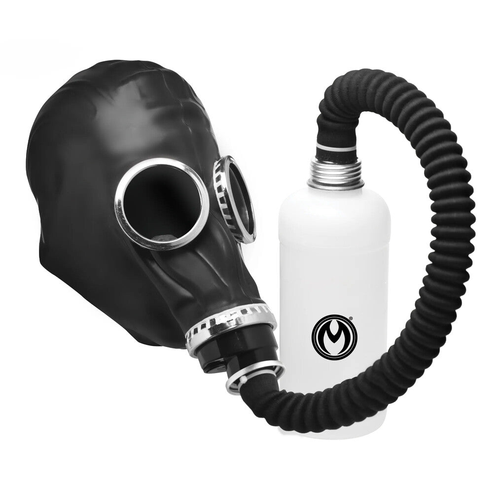 Master Series Dark Inhaler Gas Mask With Aroma Bottle | Bondage Hoods & Masks | Master Series | Bodyjoys