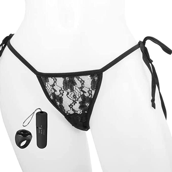 My Secret Screaming O Charged Remote Vibrating Panties Black | Vibrating Knickers | Screaming O | Bodyjoys